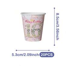 Bộ đồ dùng dùng một lần hình vương miện kim cương màu hồng kỷ niệm 16 năm, gồm đĩa, khăn ăn và cốc, phục vụ 20 người. Bộ đồ dùng tiệc dùng một lần này (bao gồm đĩa, khăn ăn và cốc) rất phù hợp cho các bữa tiệc sinh nhật, đám cưới và dã ngoại gia đình. - Xem 7