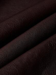 Ellevyn Chân váy bút chì dài đến đầu gối màu đen bằng chất liệu giả da, kiểu dáng thắt nút, dành cho nữ, đa năng. - Rỉ Nâu - Xem 6