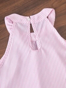 SHEIN Sparklyn Conjunto de camisola versátil para férias femininas, tops de primavera/verão, adequados para férias, viagens e diversas ocasiões, frescos e energéticos. - Rosa - Ver 4