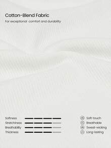 GLOWMODE Cotton-Blend Big Softie High-Rise Ultra-Soft Lightweight Drawstring Tie-Waist Boxer Shorts Daily Casual Wear - White - View 5