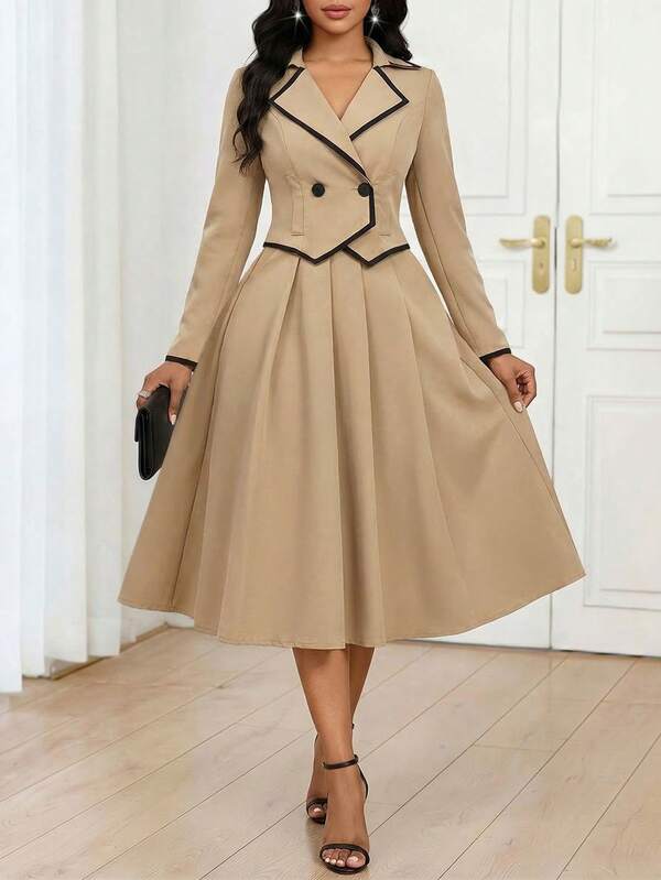 Fleurora 女士优雅两件套西装，适合所有季节的日常外出和派对，毕业礼服，女士毕业礼服，白色毕业礼服，毕业服装，节日服装，婚礼宾客礼服，女士生日礼服，女士商务休闲女士节日