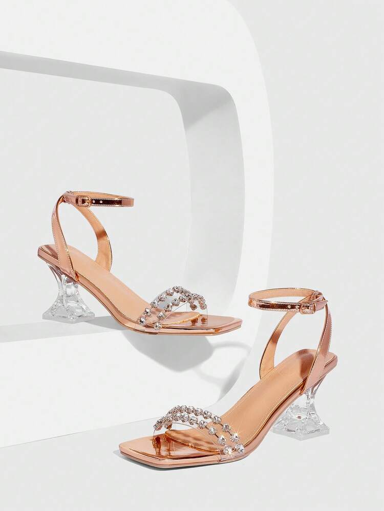 CUCCOO SZL Woman Shoes High Heel Sandals For Summer Graduation Heels Prom Heels Vacation Shoes Party Baddie Chic Gorgeous Style Christmas Disco Party Night Out Fall New Year Holiday Valentines Prom Heels
