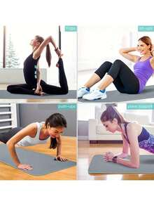 Thảm tập yoga TPE, thảm tập thể dục dày dặn, chống trượt, giảm sốc, cách âm. - Nhiều màu - Xem 4