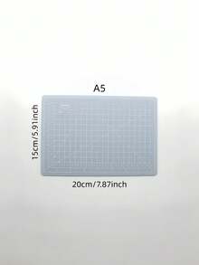 1片半透明自愈切割垫，适用于剪贴簿、贴纸制作，A4/A5尺寸PVC双面工艺垫，适用于美工刀、绗缝、缝纫、橡皮章雕刻、DIY工艺用品 - A - 查看 4