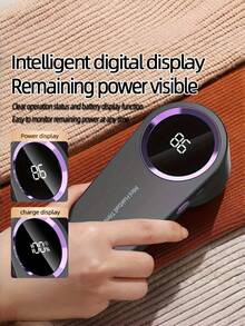Teckwe [Hair Depilator] Electric Fabric Shaver, Clothing Liner - Reusable, Portable, Easy To Clean, Displays Remaining Battery, Suitable For Home, Apartment, And Christmas Gifts(Equipped With A 500mAh Lithium Battery) - one size fits all - View 8