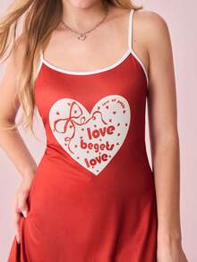 Bonmuse SD2 Women's Milk Silk Digital Print Pajama Night Dress, 140g - Multicolor - View 4