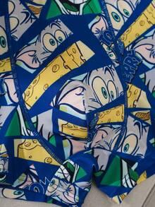 TOM & JERRY X SHEIN Men's Cartoon Pattern Comfortable Boxer Briefs, Suitable For Daily Wear - Blue - View 6