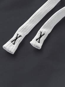 Manfinity LEGND 宽松男士卡通图案抽绳腰短裤 - 灰色 - 查看 4