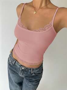 Aloruh Women Tank Tops & Camis - Pink - View 7
