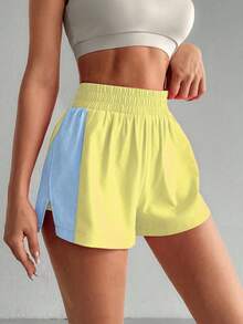 Eassivo Eassivo Casual Versatile Contrast Color Pocket Slim Fit Sports Shorts - Multicolor - View 6