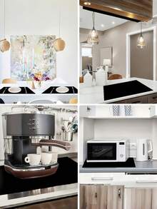 1 Piece Extra Large Silicone Table Mat Heat Resistant Non Slip Absorbent Placemat For Kitchen Countertop Dining Desk Office Bathroom Easy Clean Waterproof Surface Protector Pad - Multicolor - View 5