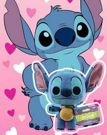 Funko 莉萝与史迪奇菠萝史迪奇毛绒玩具，7英寸，柔软毛绒玩偶，带吊牌，可爱卡通收藏品，儿童礼物，粉丝卧室装饰 - 彩色 - 查看 3