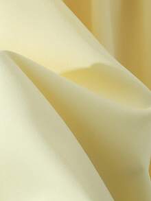 GlowEve 女士黄色A字型碎花荷叶边沙滩裙，休闲度假 - 黃色 - 查看 6