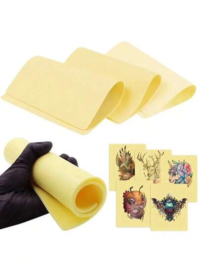 5片硅胶练习皮肤，双面材质