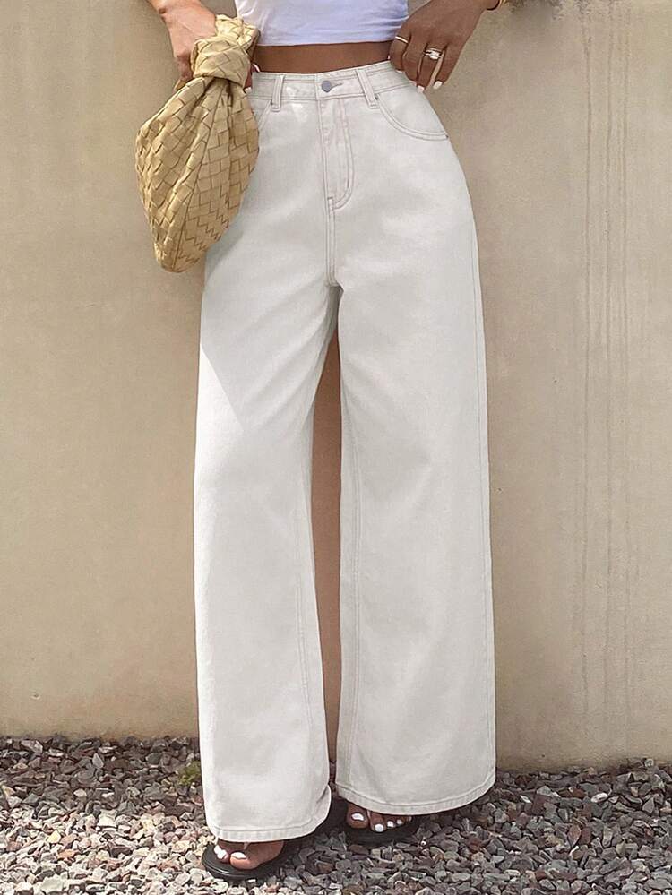 Women's Loose Casual Straight Leg Jeans, New Summer Style