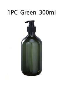 300ml/500ml Pressure Pump Bottle, Reusable Transparent Plastic Container, Used For Shampoo, Lotion And Travel - Multicolor - View 15