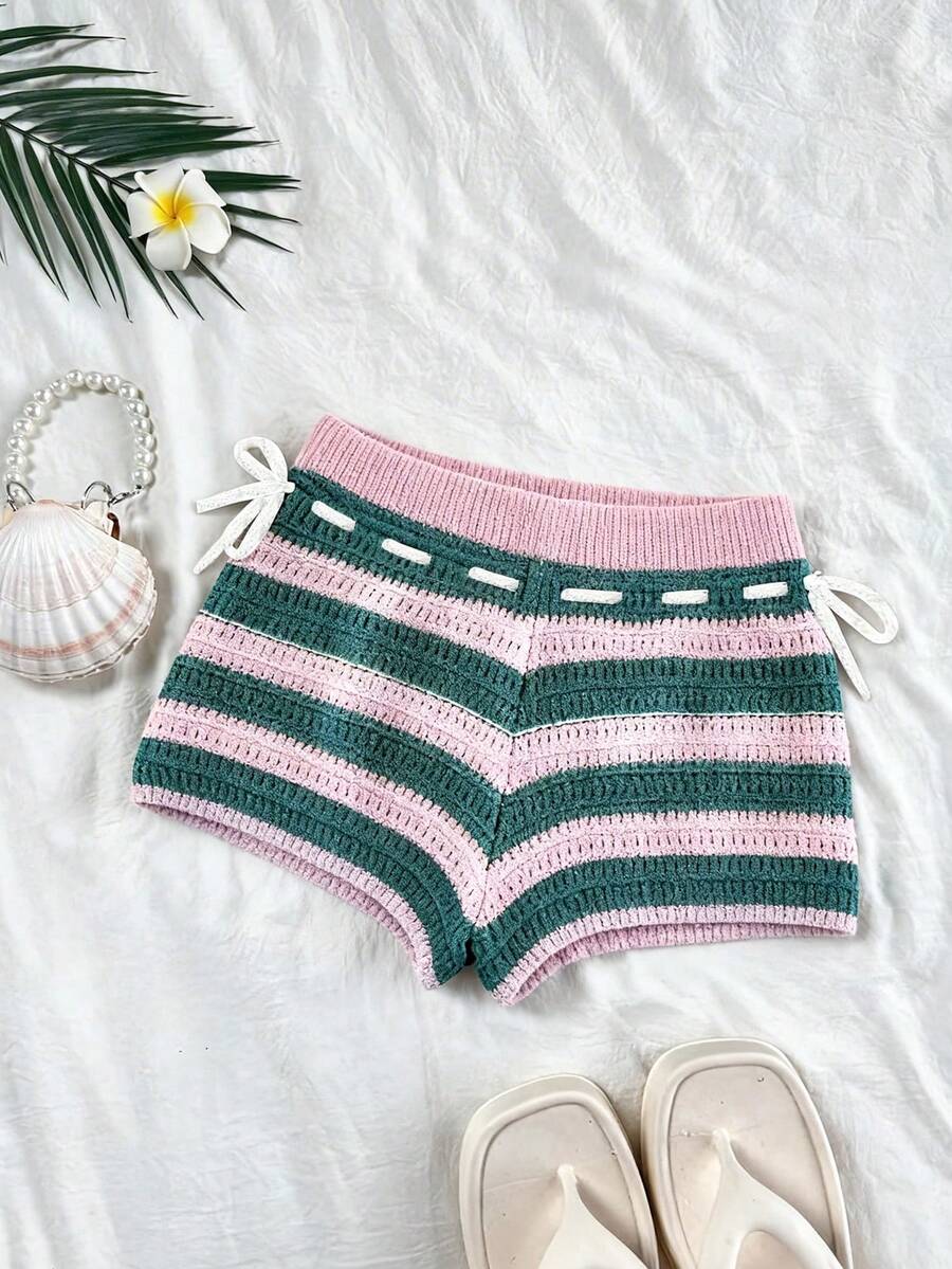 GlowEve Women's Elegant Drawstring Sweater Pants, Spring/Summer - Multicolor - View 1