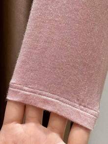 Resyla Women's Casual Minimalist Front Open Long Sleeve Lightweight Jacket, Spring/Summer - Pink - View 5