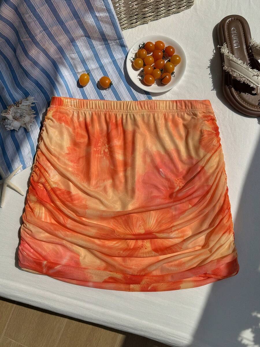 Comfortcana Falda ajustado plisada negra para mujer de talla grande - Multicolor - Ver 1