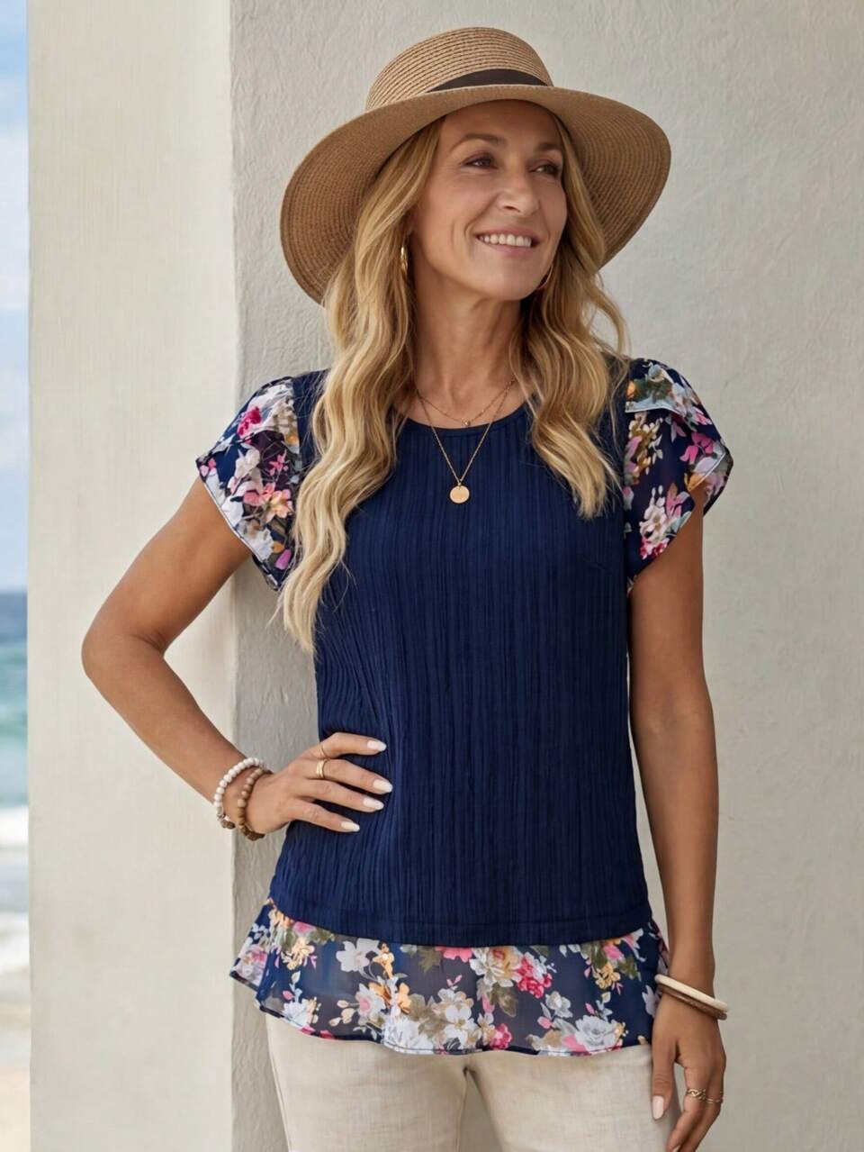 Cute Teacher School Vacation Country Concert Western Wear Boho Blouse Vintage Rave Hawaii Funny Brunch Festival Club Flowy Top Blouses