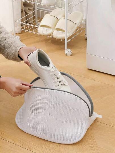 Túi giặt giày dép và quần áo, túi giặt chuyên dụng cho máy giặt, túi lưới giặt giày dày dặn, túi bảo vệ đồ giặt chống biến dạng dùng trong gia đình.