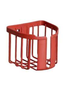 1 pieza Soporte de papel higiénico de plástico impermeable montado en la pared y estante de almacenamiento multifuncional sin perforación, caja de almacenamiento para baño, cocina y tocador - Multicolor - Ver 6