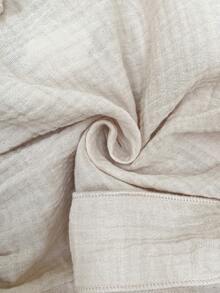 Elaquor Bộ 2 món áo hai dây và quần short thường ngày dành cho nữ cỡ lớn đi nghỉ mát - Màu be - Xem 3