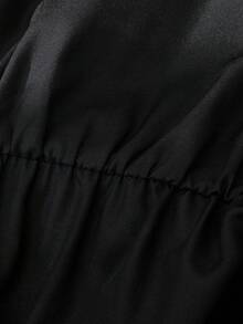 GlowEve CURVE 大码女士优雅露背亮片印花连衣裙，配腰带，适合春夏休闲约会和派对。 - 彩色 - 查看 5