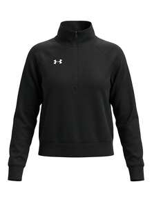 Under Armour Rival Women's 1/2 Zip Sweatshirts Black - Black - View 1
