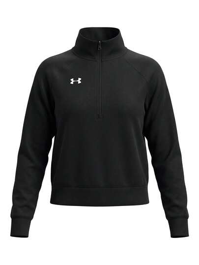Under Armour Rival Women's 1/2 Zip Sweatshirts Black