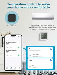 Teckwe 涂鸦 Wi-Fi 温湿度传感器 | 温湿度计，支持 App 远程控制，兼容 SmartLife，集成 Alexa 语音助手，智能家居背光，桌面级 ABS 材质（客户需自行准备三节 AAA 干电池。） - 多色 - 查看 3