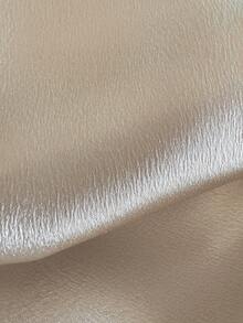 SHEIN Tall 情人节新款优雅浪漫复古精致长款美人鱼裙，高腰设计，金色缎面面料，春夏仙气十足，适合毕业典礼、教师节、返校季等场合穿着。 - 淺粉色 - 查看 7