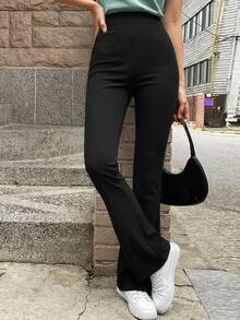 DAZY Women's Business Casual Pants, Suitable For Spring And Summer Teachers' Day Office Black - Black - View 5