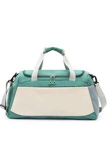 1 chiếc túi thể thao/túi đựng đồ khô và ướt riêng biệt, túi du lịch dung tích lớn, túi đeo chéo, túi hành lý đa năng, túi xách tay. - Nhiều màu - Xem 12