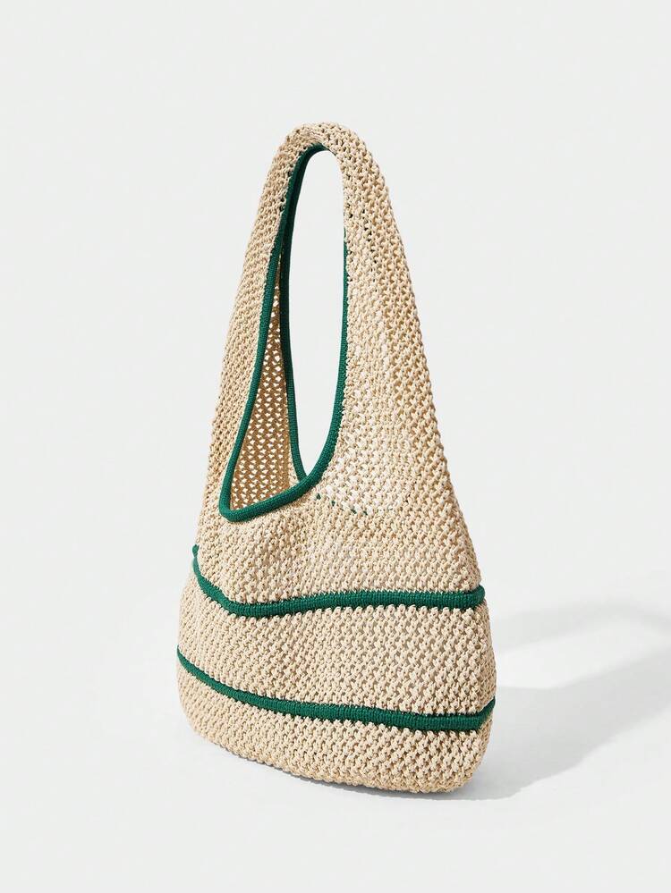 SHECARRY Stylish And Beautifully Woven Women's Shoulder Bags - Multicolor - View 3