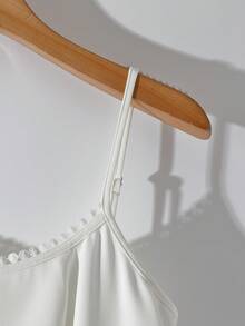 GlowEve Women's Lace Trim Mini Dress - White - View 6