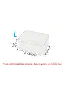 1 Piece/Transparent PET Bread Storage Box, Flip-Top Seal, Moisture-Proof And Dust-Proof, Good Preservation Effect, Suitable For Kitchen Countertop Storage And Food Storage, Can Be Used To Store Baked Goods, Cakes, Cookies, Bagels, Croissants, Bread, Etc. - Multicolor - View 2