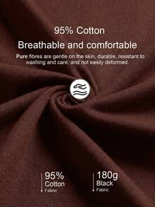 Tseoso 95%纯棉露肩连体衣，百搭休闲装，棕色 - 棕色 - 查看 3