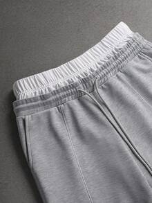 STYNVO Quần nỉ nam in họa tiết kiểu dáng thường ngày - Xám - Xem 6