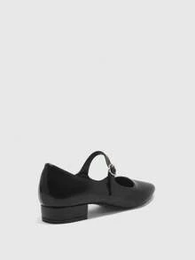CUCCOO BIZCHIC Women's Pointed Toe Block Heel Black High Heels, Spring/Summer - Black - View 6
