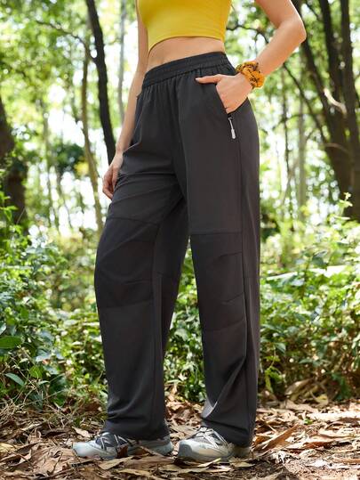 Exploreva 女士弹力腰带休闲百搭日常穿着及户外徒步裤