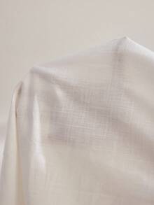 Ocili Women's Solid Color Contrast Lace Front Tie Sleeveless Nightgown - White - View 7