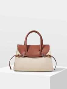 MOTF PREMIUM WOMEN HANDBAG - white brown - View 1