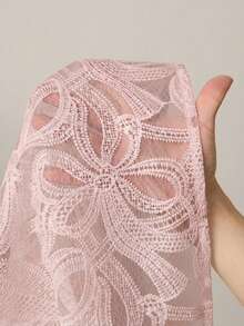 Vestido elegante de hombros descubiertos para mujeres embarazadas - Rosa vieja - Ver 9