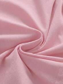 ROMWE Grunge Punk Áo hai dây crop top in họa tiết da báo phong cách Y2K Subculture với đường xẻ tà dành cho nữ - Màu Hồng baby - Xem 4