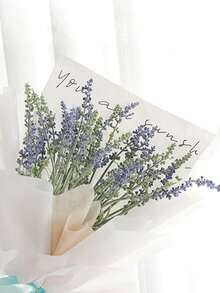 8pcs Artificial Lavender, Valentine Day, Gift Gifts Birthday Graduation - Multicolor - View 5