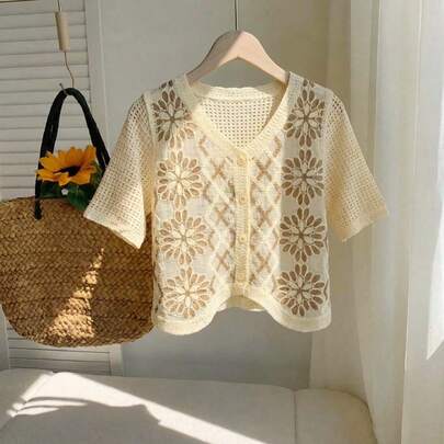 Blusa de Mujer Inspirada en Ropa I ndia, Blusa Casual, Tejida, Cómoda,Blusas