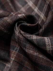 GlowEve CURVE Elegant Women's Fashion Plaid Short Skirt With Belt - Multicolor - View 7