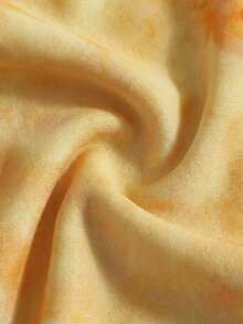 SHEIN Tween Girls' Summer Ditsy Floral Camisole Bikini And Triangle Panty Swimsuit Set, Beach Holiday - Coral Orange - View 6