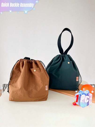 Outdoor Nylon Hochwertige wasserdichte Handtasche, tragbare Lunch-Tasche, Büroarbeiter isolierte Lunch-Box Tasche, Schüler Bento Tasche